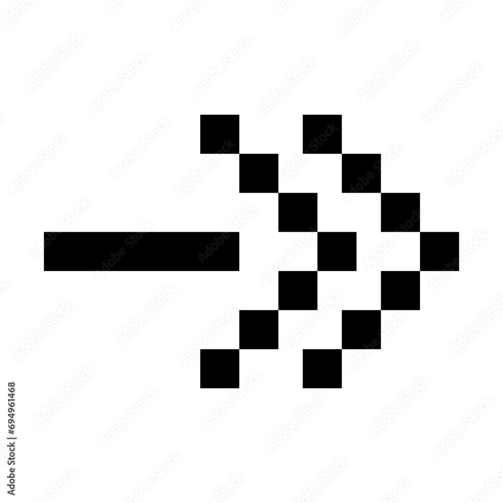 pixel arrow