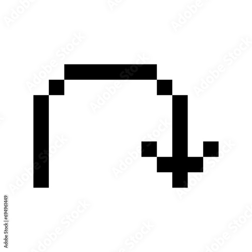 pixel arrow