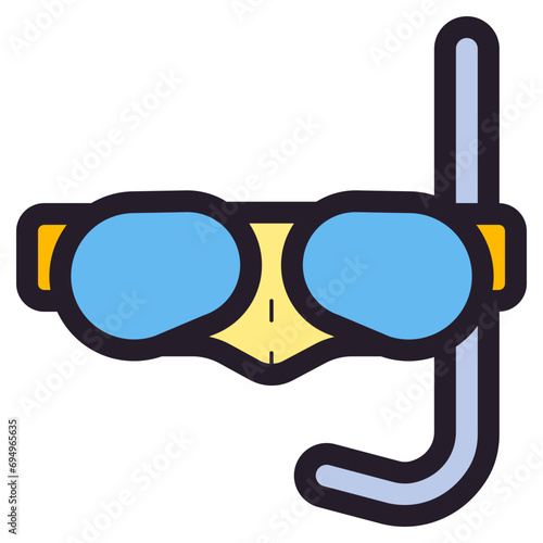 snorkeling icon
