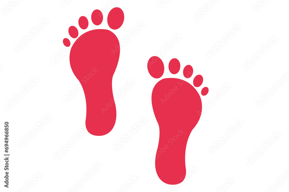 foot print vector foot print vector