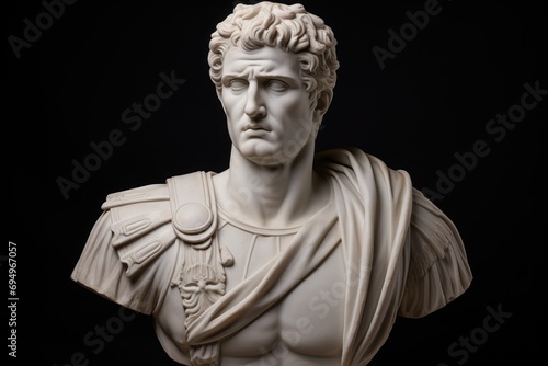 Plaster figure of a man, bust of a man