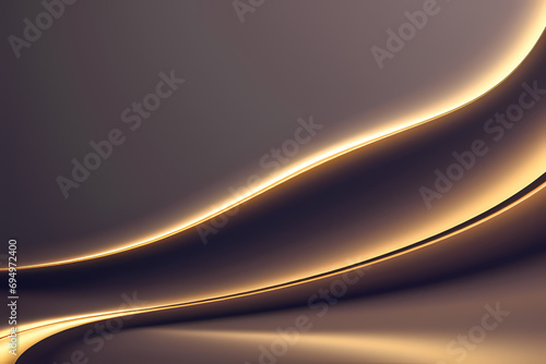 Vector abstract dark gold background with liquid and shapes on fluid gradient with gradient and light effects. shiny color effects.