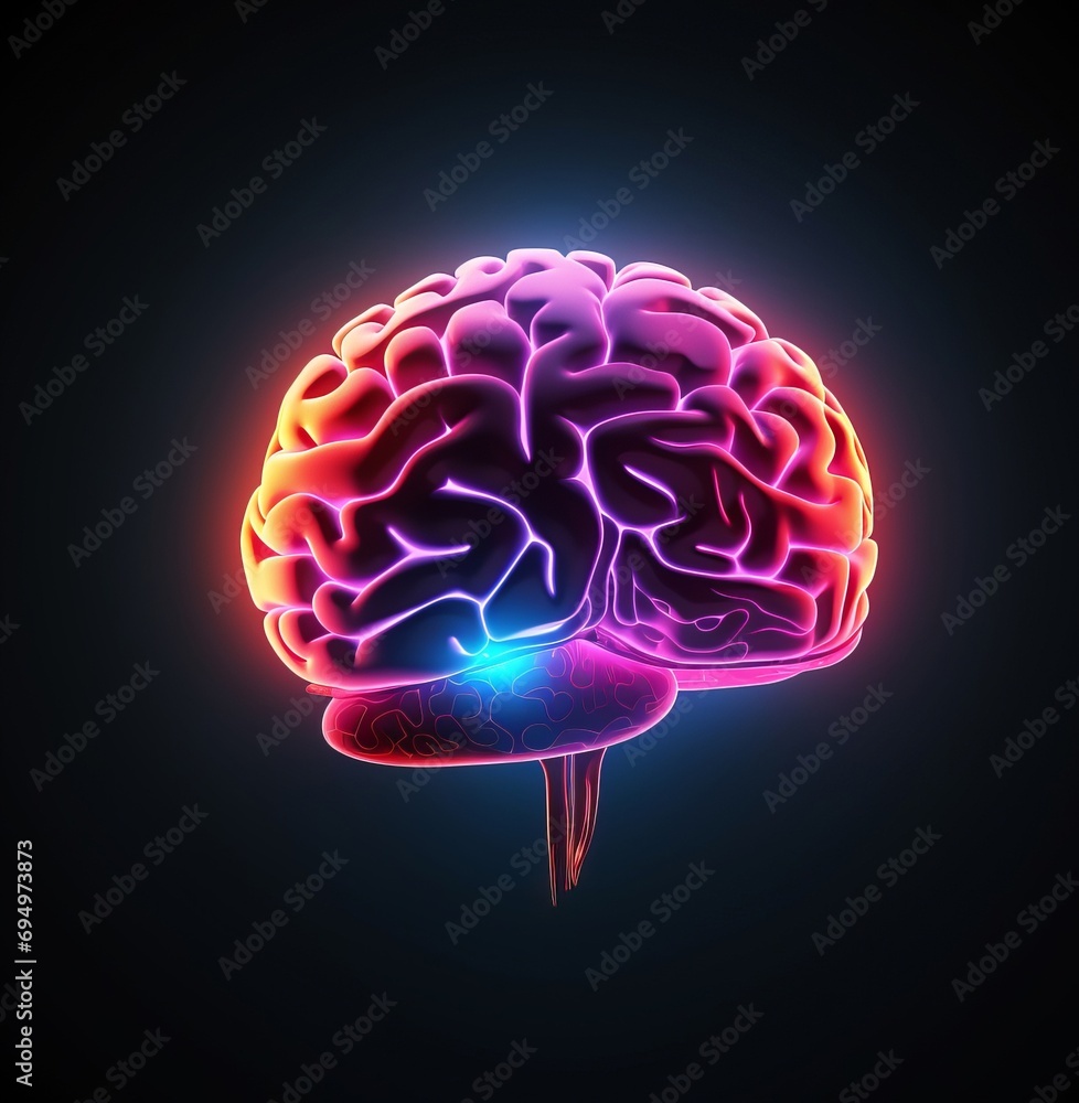 A colorful illustration of a human brain, representing the creativity, innovation, and potential of the human mind. A colorful illustration of a human brain, representing the creativity, innovation, and potential of the human mind.