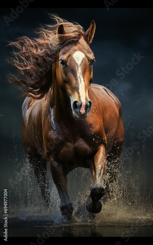 cavalo molhado 