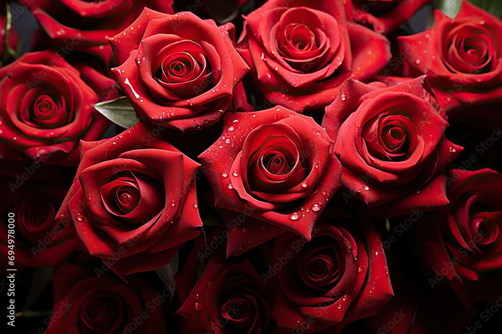 Crimson Elegance A Mesmerizing Red Rose Background, Capturing the Timeless Symbol of Love and Passion in a Botanical Tapestry. created with Generative AI Crimson Elegance A Mesmerizing Red Rose Background, Capturing the Timeless Symbol of Love and Passion in a Botanical Tapestry. created with Generative AI