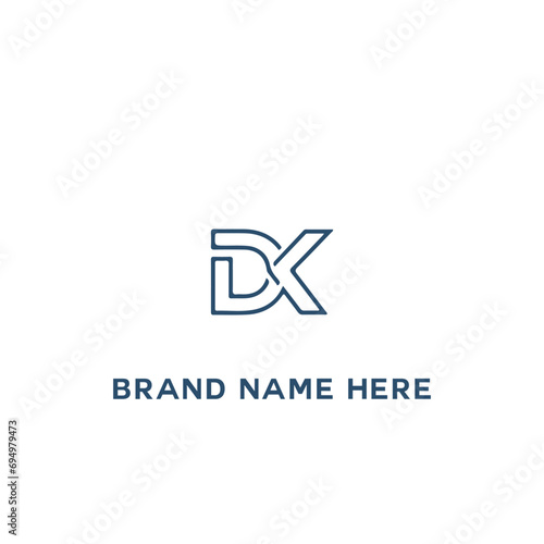 DK logo. D K design. White DK letter. DK  D K letter logo design. Initial letter DK linked circle uppercase monogram logo.