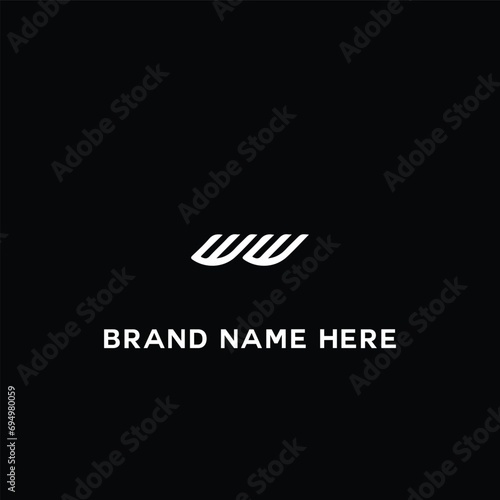 WM logo. W M design. White WM letter. WM, W M letter logo design. Initial letter WM linked circle uppercase monogram logo.