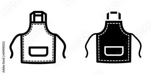 Apron Icon. symbol for mobile concept and web design. vector illustration