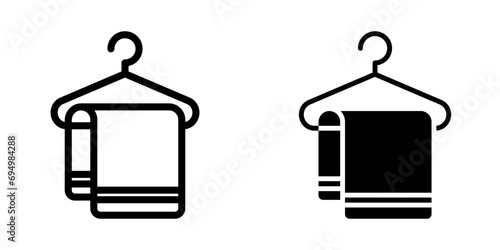 Towel Icon. symbol for mobile concept and web design. vector illustration