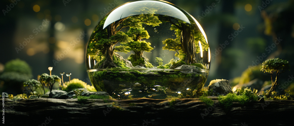Grüner Planet: Naturerhaltung in einer Kugel Grüner Planet: Naturerhaltung in einer Kugel