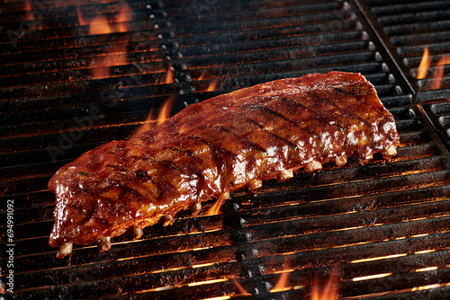 Baby Back Ribs on Grill