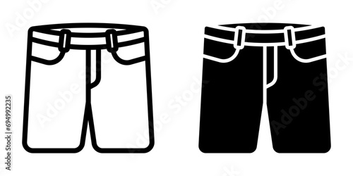 pants Icon. symbol for mobile concept and web design. vector illustration
