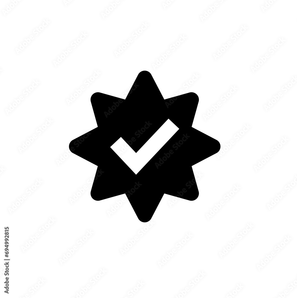 Check Mark Flat Web Mobile Icon Check Mark Flat Web Mobile Icon