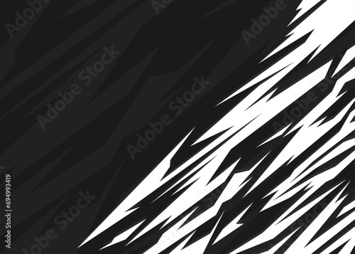 Abstract background with raw jagged spike pattern and with some copy space area