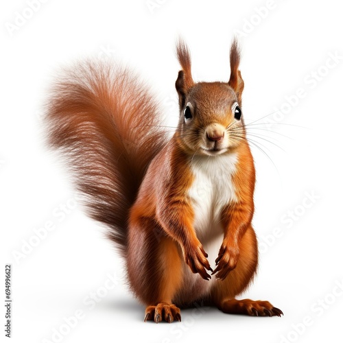 Squirrel Isolated on white Background