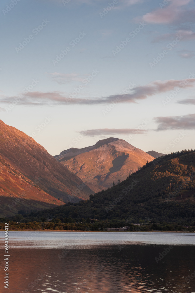 Scottish highland have magnificient landscape and pure, clean nature. Gorgeous mountains covered with heaths and long green grass. Clear lakes and stunning sceneries.