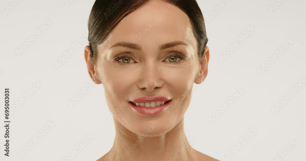 Adult actress promotes skin care cream. She is an example that aging can be halted by using quality skincare products. Stop aging with high quality skincare. High quality 4k footage. Adult actress promotes skin care cream. She is an example that aging can be halted by using quality skincare products. Stop aging with high quality skincare. High quality 4k footage.
