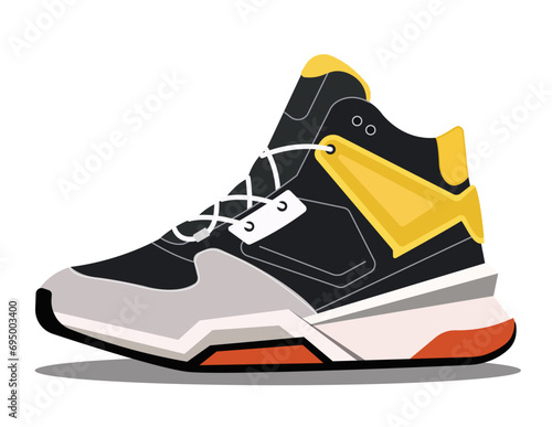 Sports tennis isolated on a white background