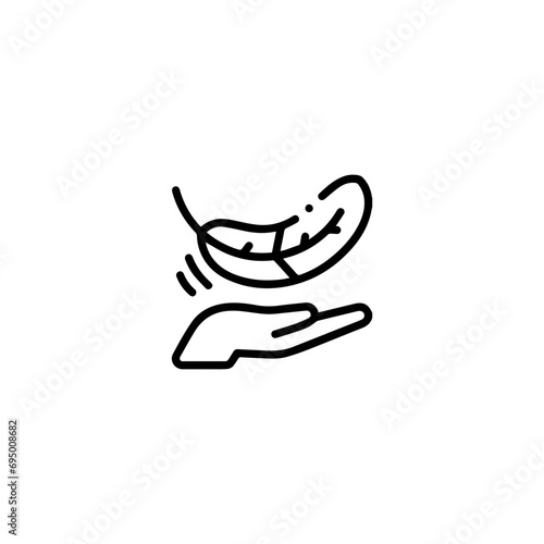 Lightweight icon vector