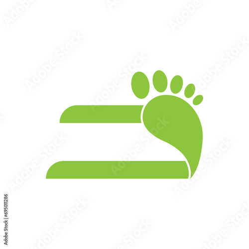Foot soles logo icon, vector illustration design