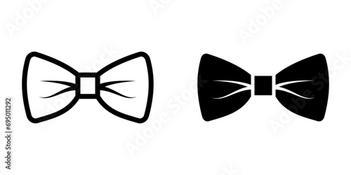 Bow tie icon. symbol for mobile concept and web design. vector illustration