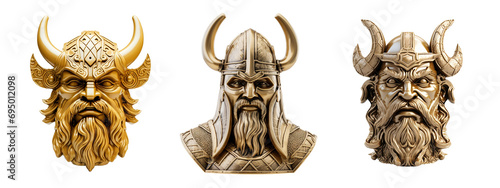 Majestic Viking Statue. Nordic Warrior Elegance