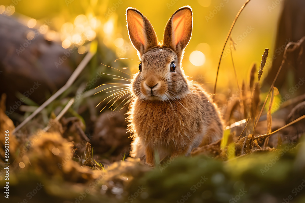hare, bunny, wild rabbit, wild animal, wildlife, rabbit wild