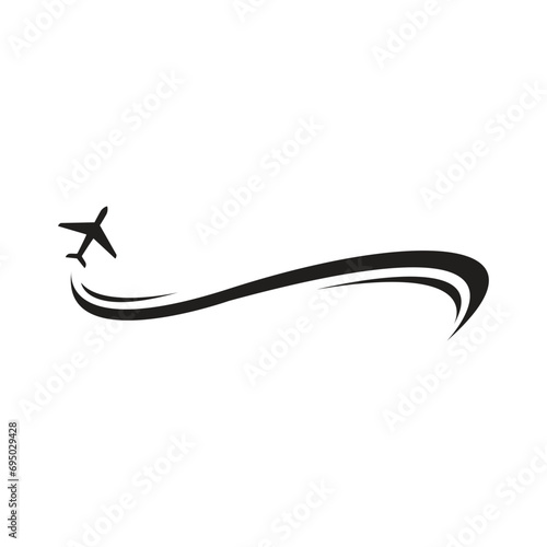 modern color agency travel check business logo. transport, logistics delivery logo design