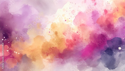 Abstract watercolor background with watercolor splashe