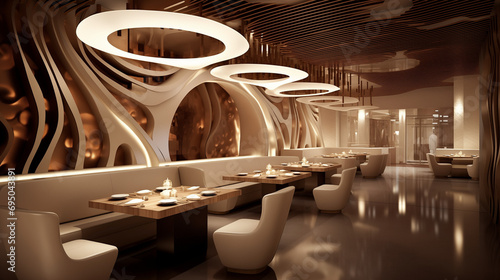 Restaurant Interior Luxury Modern royal Design beautiful furnished theme 