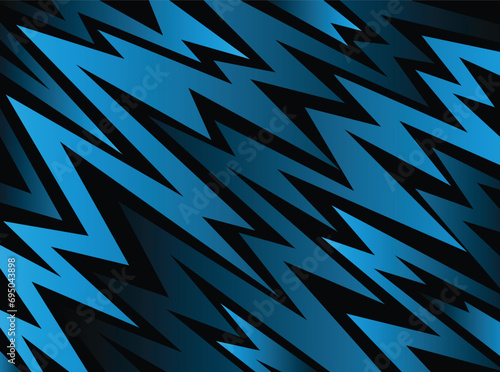 Abstract background with diagonal gradient sharp and spike line pattern