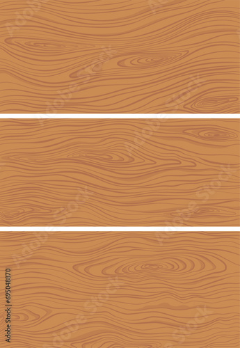 Wood textures. Brown wooden plank, cutting board, floor or table surface. Striped fiber textured background. Retro tree surface pattern