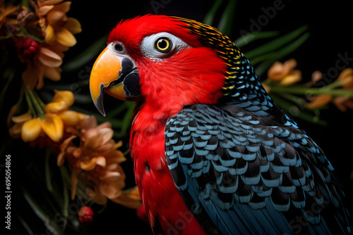 parrot from the jungle, parrot, parrots, bird, colorful bird