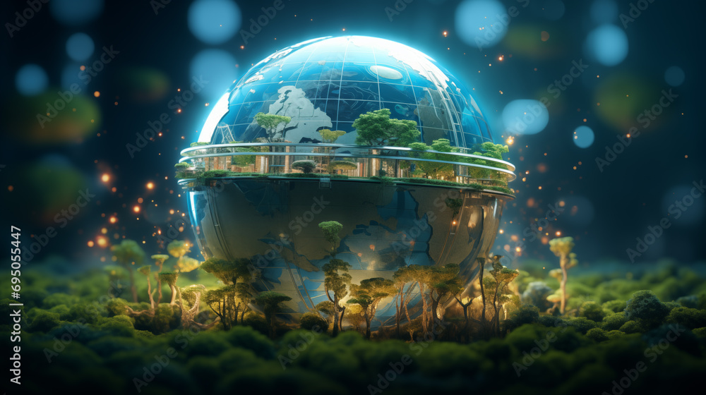 Earth Globe Life Wallpaper Background