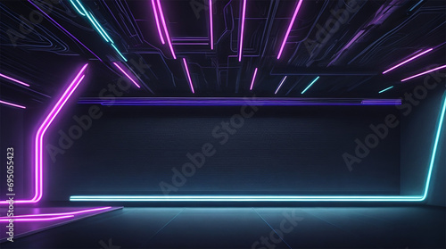 abstract modern futuristic neon background