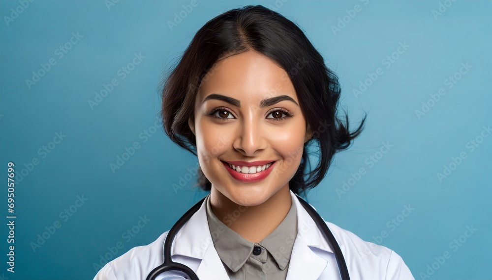Doctor Woman With Stethoscope In Hospital Doctor Woman With Stethoscope In Hospital