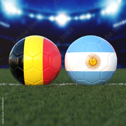 Belgium vs. Argentina Soccer Match