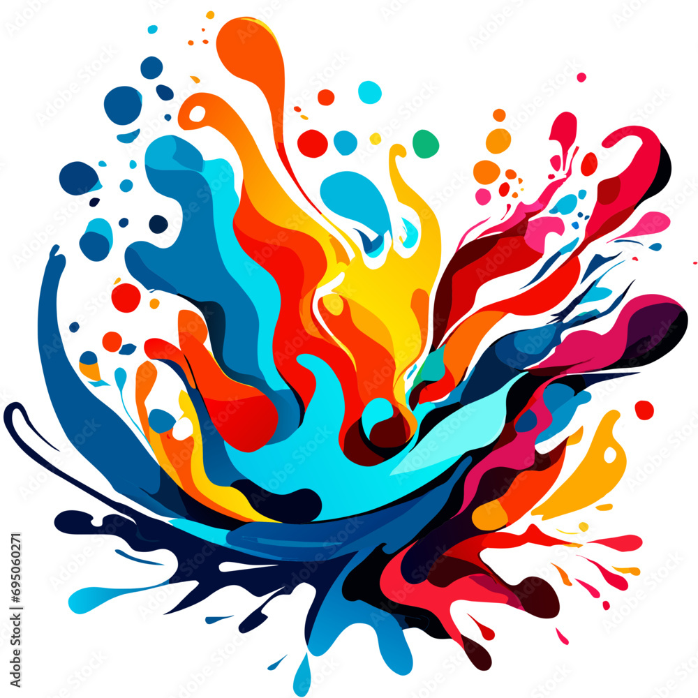 Naklejka premium abstract colorful background