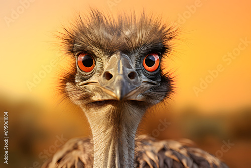 Wild animal, ostrich, ostrich in natural habitat, ostrich, wildlife