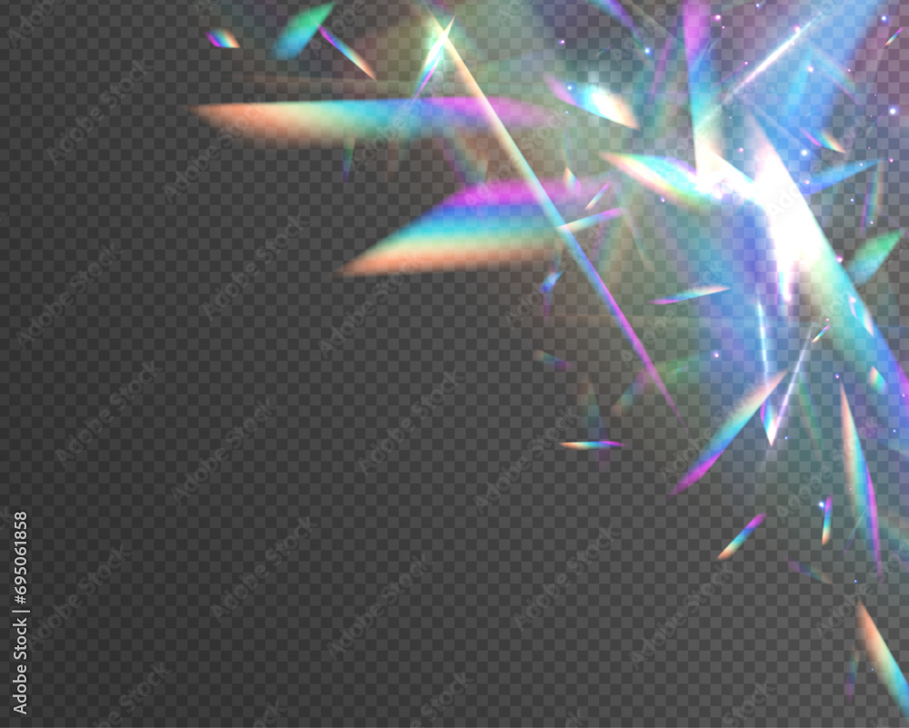 Abstract refraction glow effect on black background. Ethereal Overlay ...