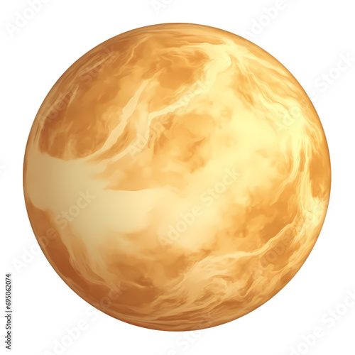 Venus isolated on transparent background