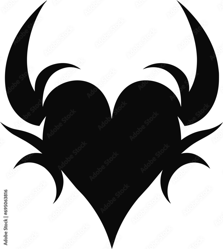 Simple illustration of heart icon for St. Valentines Day Simple illustration of heart icon for St. Valentines Day