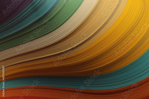 Color strip wave paper. Abstract texture background.