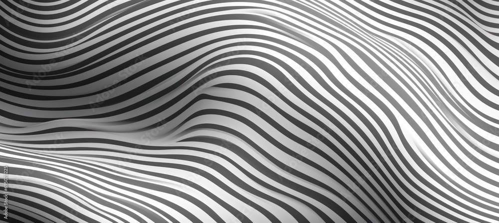 Black and White Delicate Curves Wallpaper