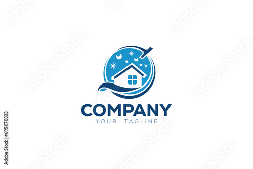 Logo design designated to the cleaning industry.