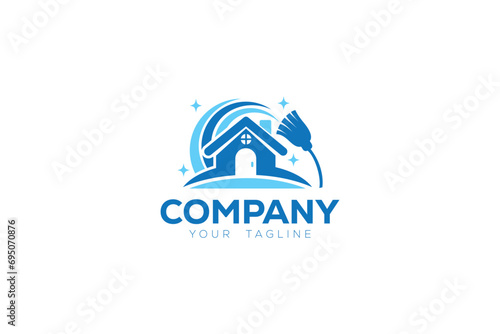 Logo design designated to the cleaning industry.