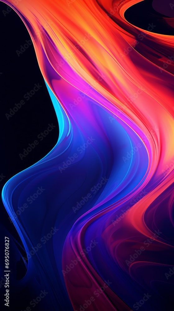Obraz premium Swirled pattern of dynamic flow. Abstract background