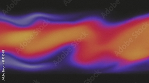 Abstract red, orange, purple and black background. Fluid, flaming and gas design. Old school heatmap.