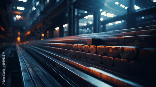Production of titanium at a metallurgical plant photo