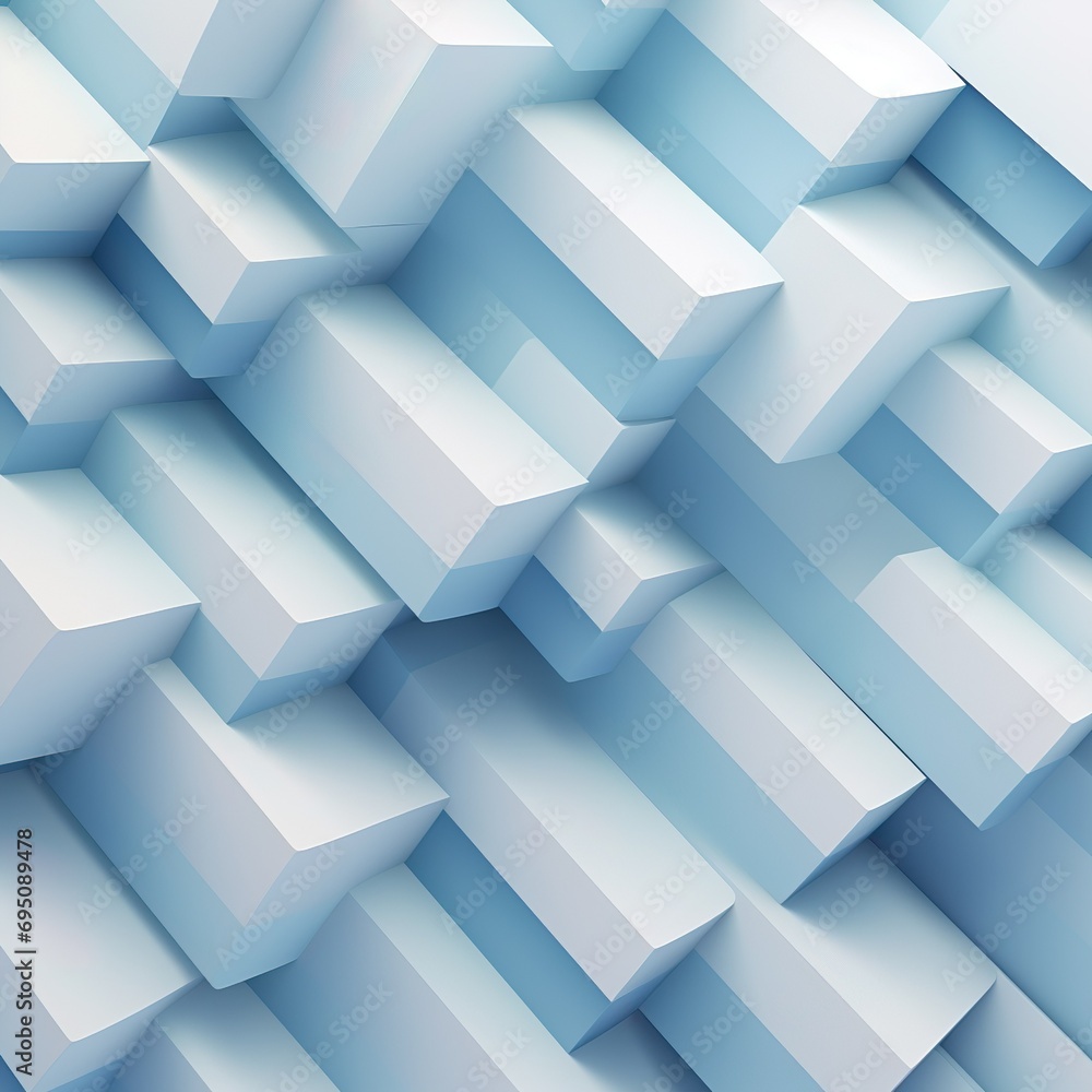 Beautiful futuristic Geometric background for your presentation. Textured intricate 3D wall in light blue and white tones. Beautiful futuristic Geometric background for your presentation. Textured intricate 3D wall in light blue and white tones.